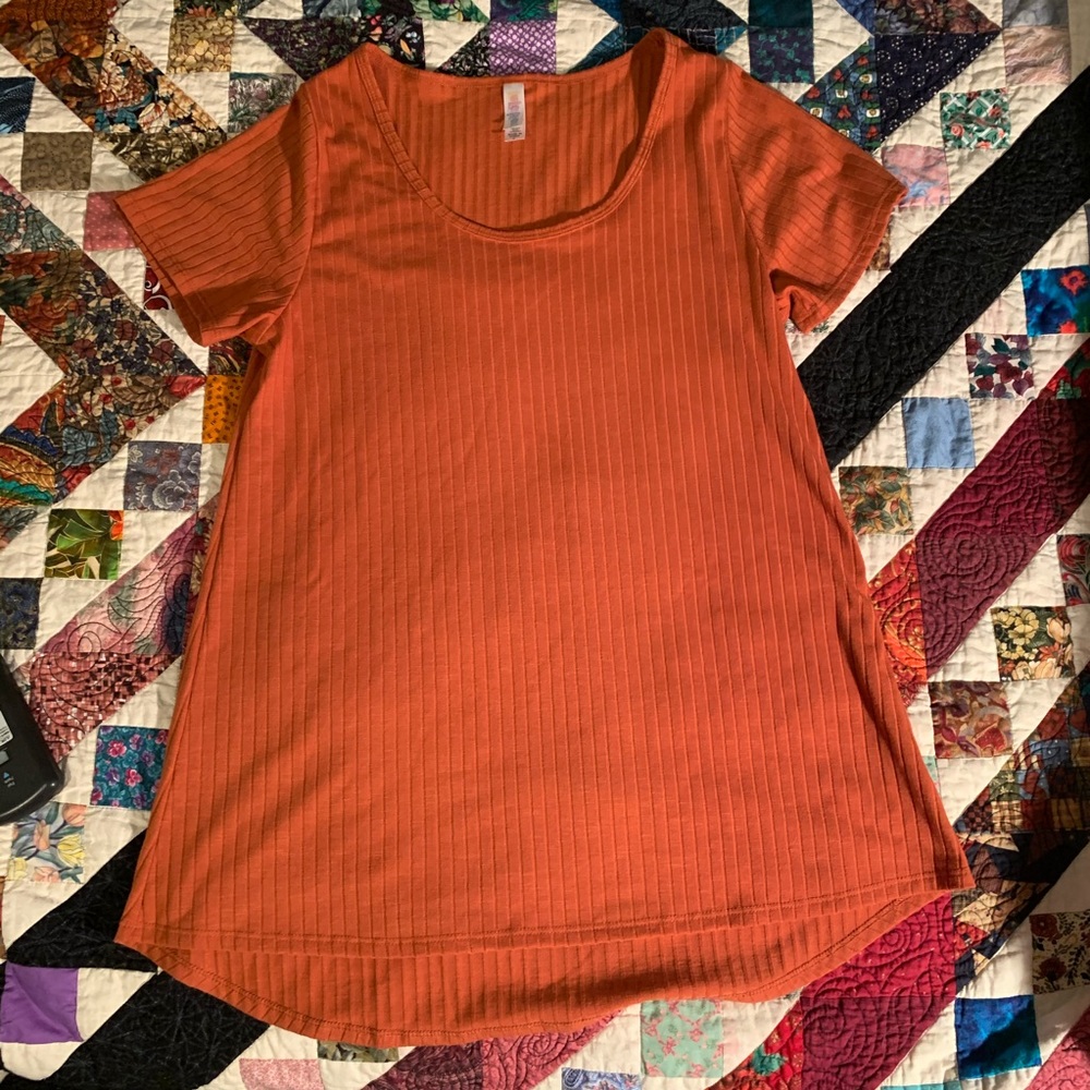 LuLaRoe Burnt Orange Tunic